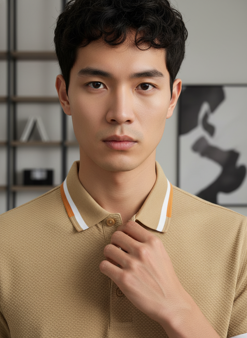 KRM Men’s Premium Polo T-Shirt – Soft Polycotton Casual Wear