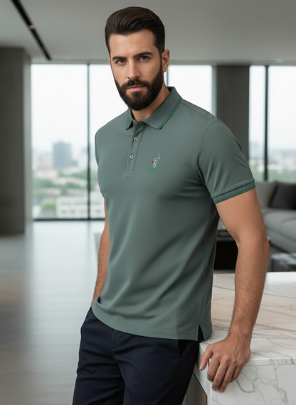 KRM Men’s Premium Cotton Polo T-Shirt – Casual & Smart Wear