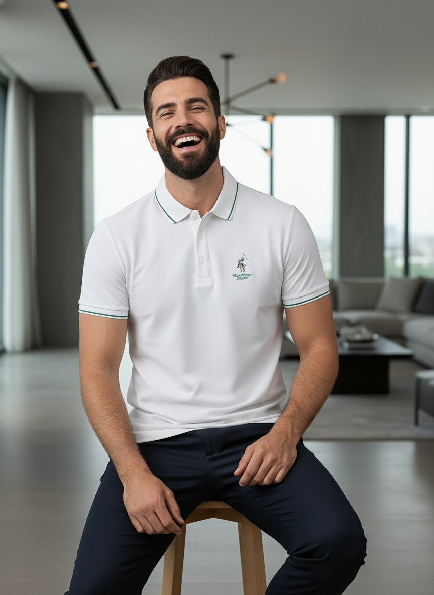 KRM Men’s Premium Cotton Polo T-Shirt – Casual & Smart Wear