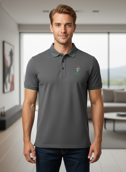 KRM Men’s Premium Cotton Polo T-Shirt – Casual & Smart Wear