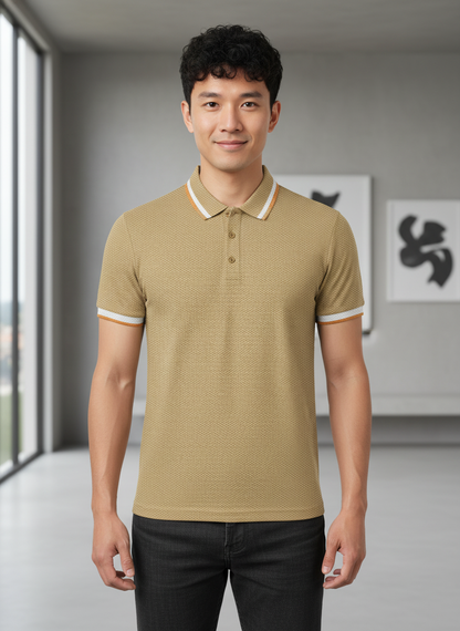 KRM Men’s Premium Polo T-Shirt – Soft Polycotton Casual Wear