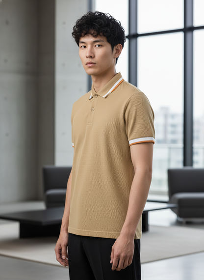 KRM Men’s Premium Polo T-Shirt – Soft Polycotton Casual Wear