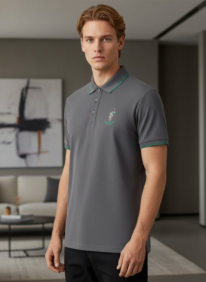 KRM Men’s Premium Cotton Polo T-Shirt – Casual & Smart Wear