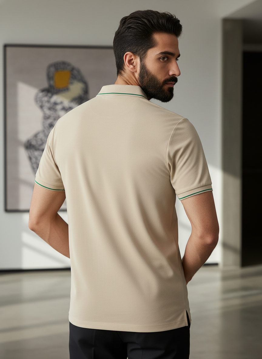 KRM Men’s Premium Cotton Polo T-Shirt – Casual & Smart Wear