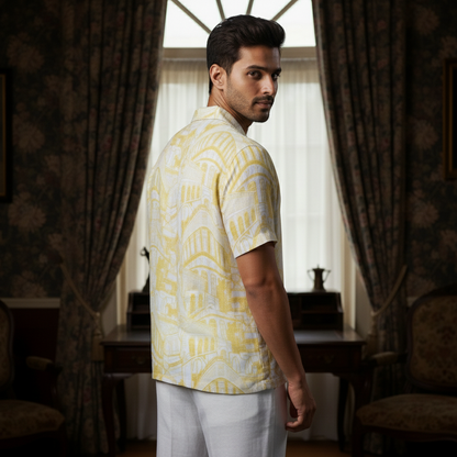 KRM Men’s Premium Rayon Printed Shirt – Soft & Summer Ready