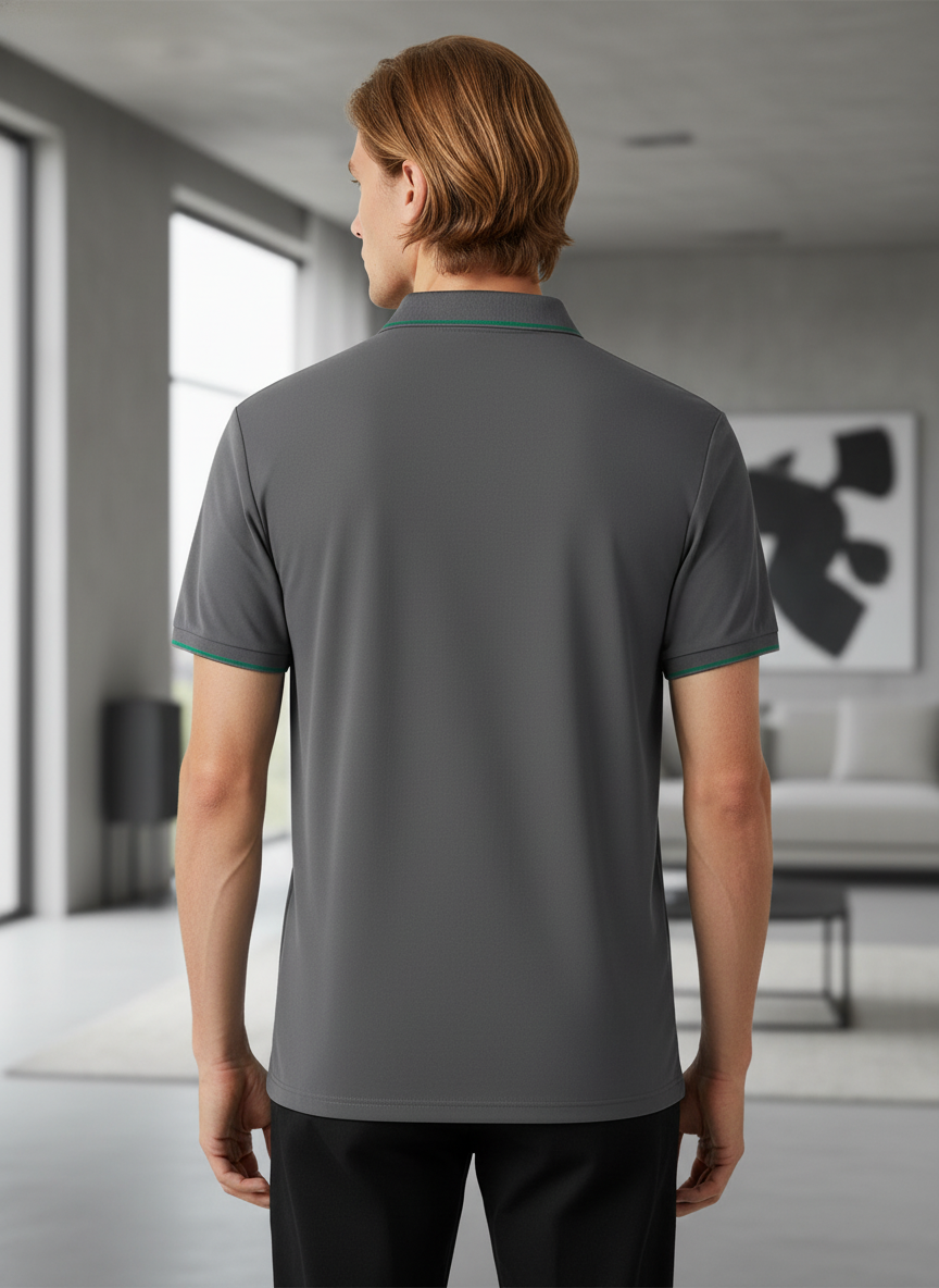 KRM Men’s Premium Cotton Polo T-Shirt – Casual & Smart Wear