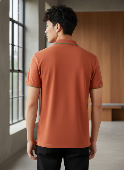 KRM Men’s Premium Cotton Polo T-Shirt – Casual & Smart Wear