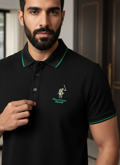 KRM Men’s Premium Cotton Polo T-Shirt – Casual & Smart Wear