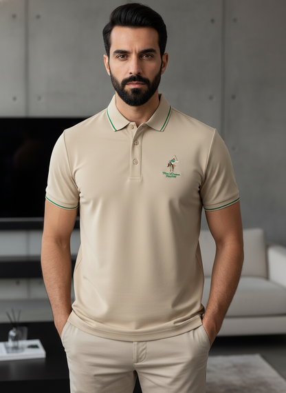 KRM Men’s Premium Cotton Polo T-Shirt – Casual & Smart Wear